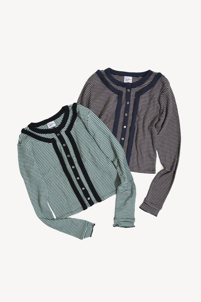 Panel Rib Layer Cardigan