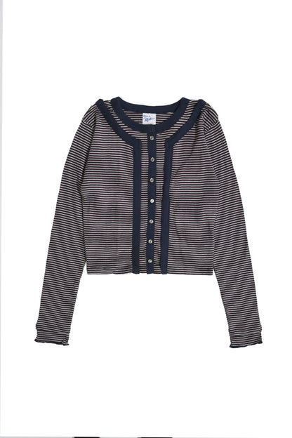 Panel Rib Layer Cardigan