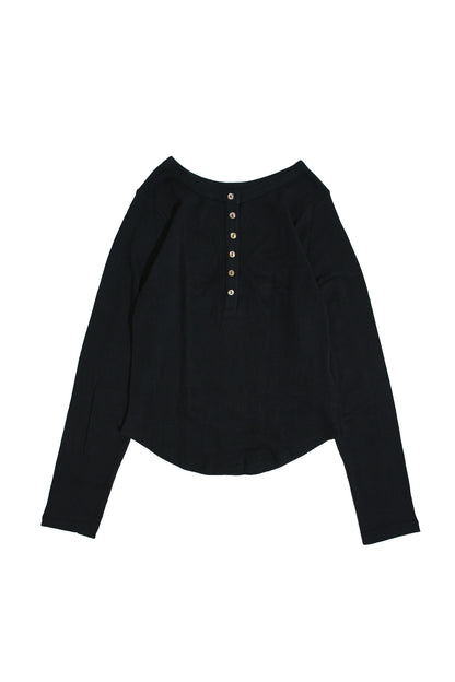 Rib Knit Henry Top