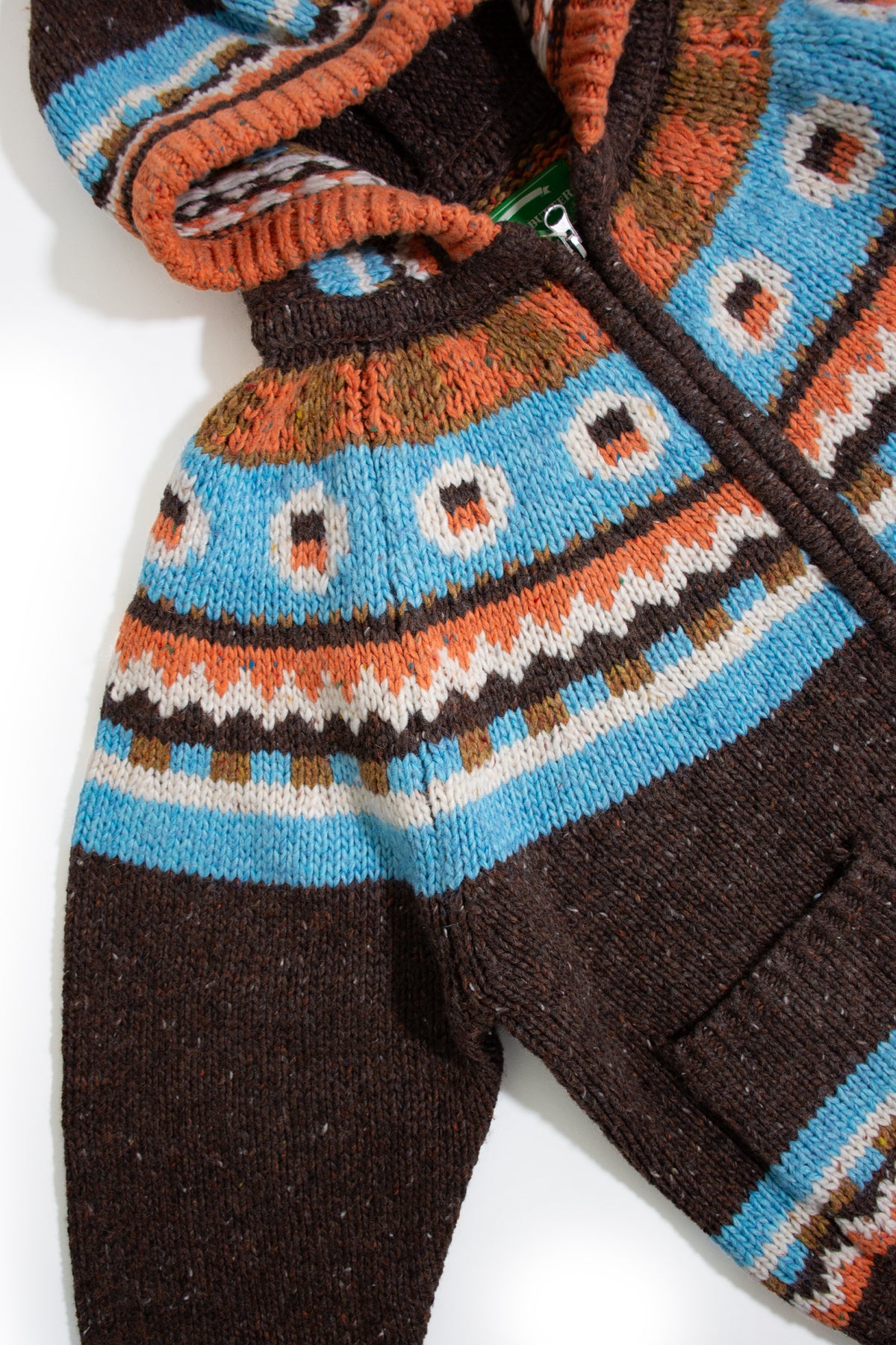 Kaya Neps Hoodie Brown