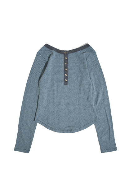 Rib Knit Henry Top