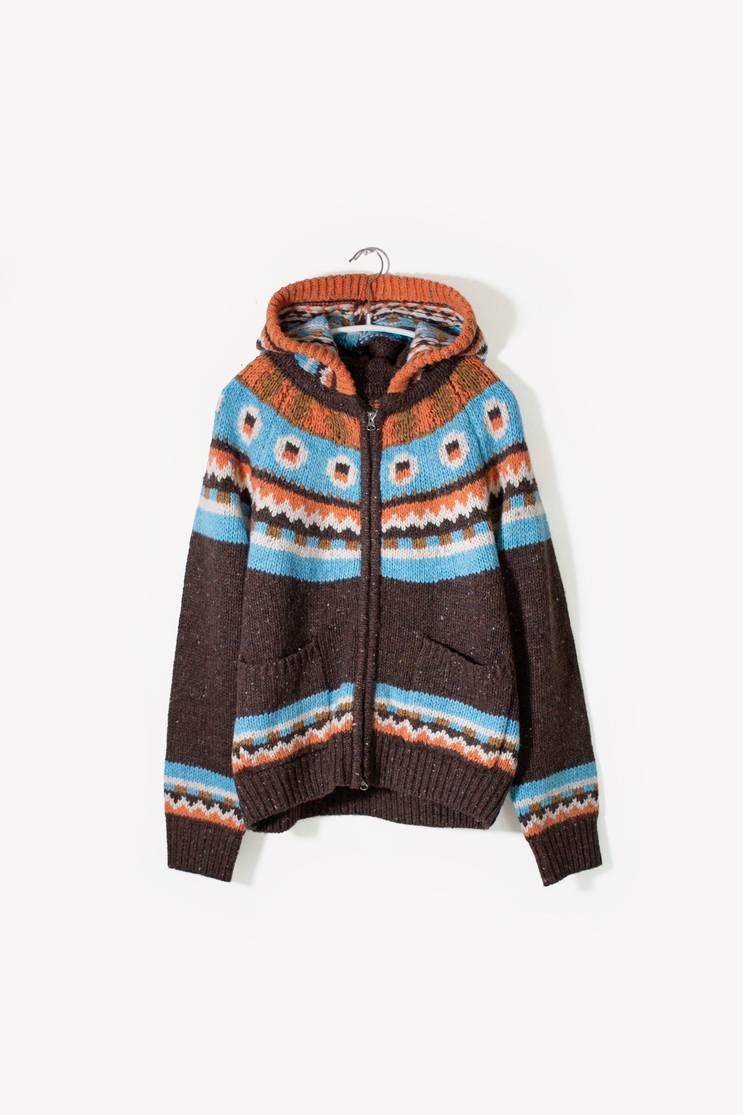 Kaya Neps Hoodie Brown