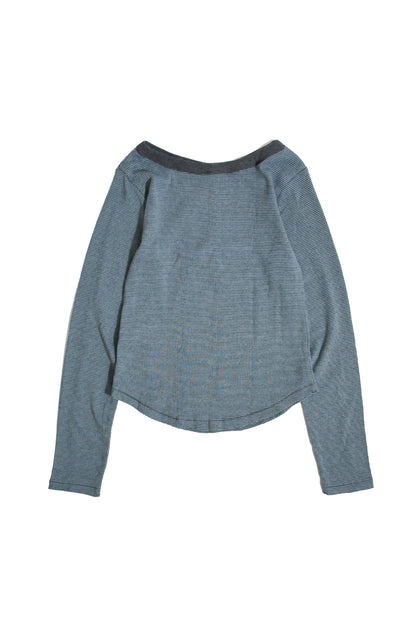Rib Knit Henry Top