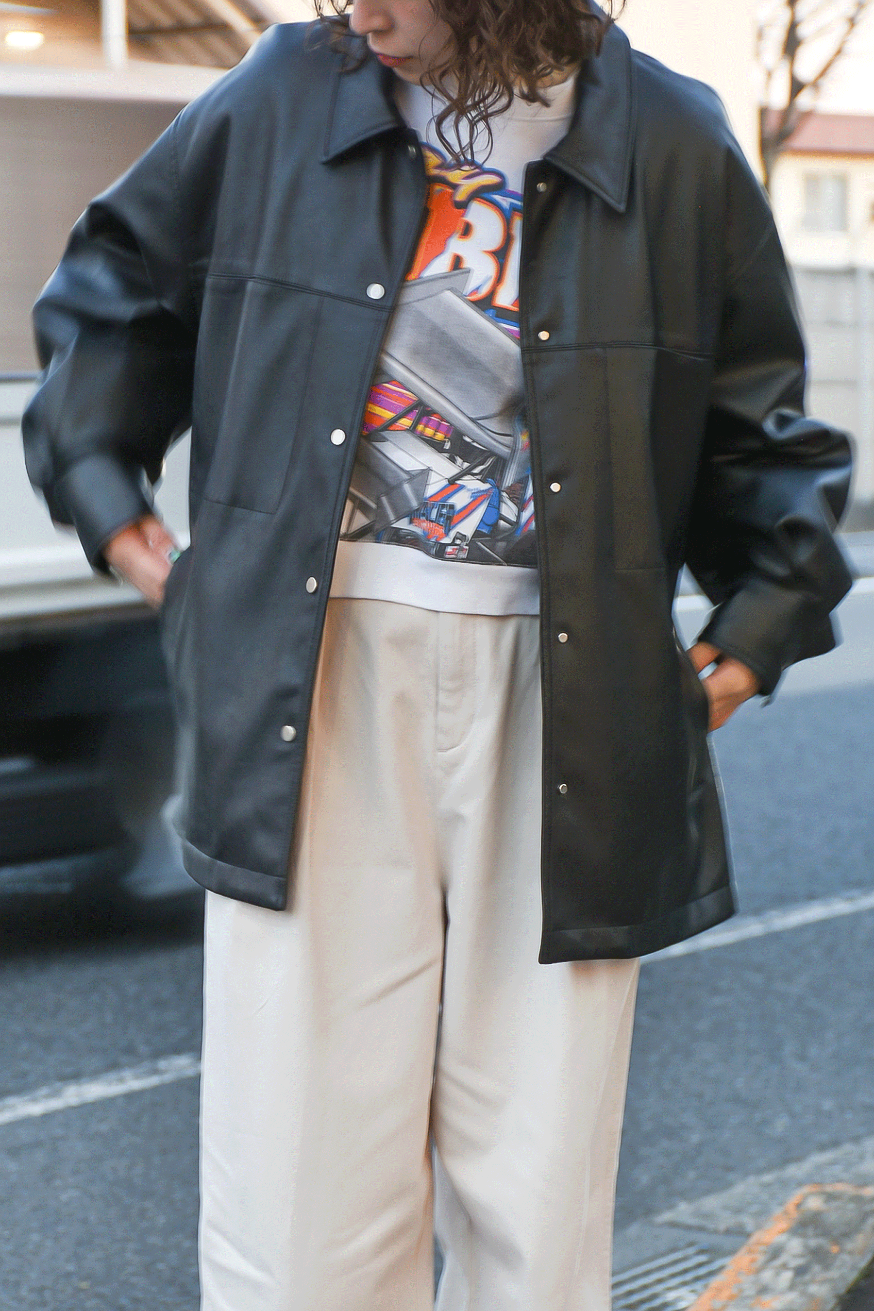 Fake leather jacket – RAYDY