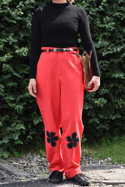 Camelia Applique Trousers