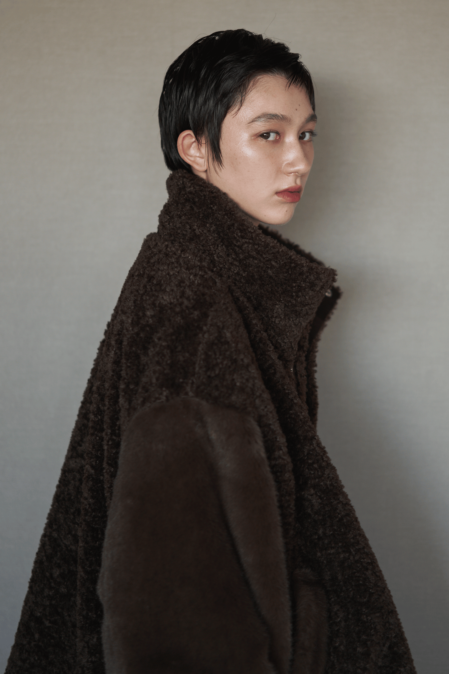 Two faced blouson coat  <12/9再入荷予定>