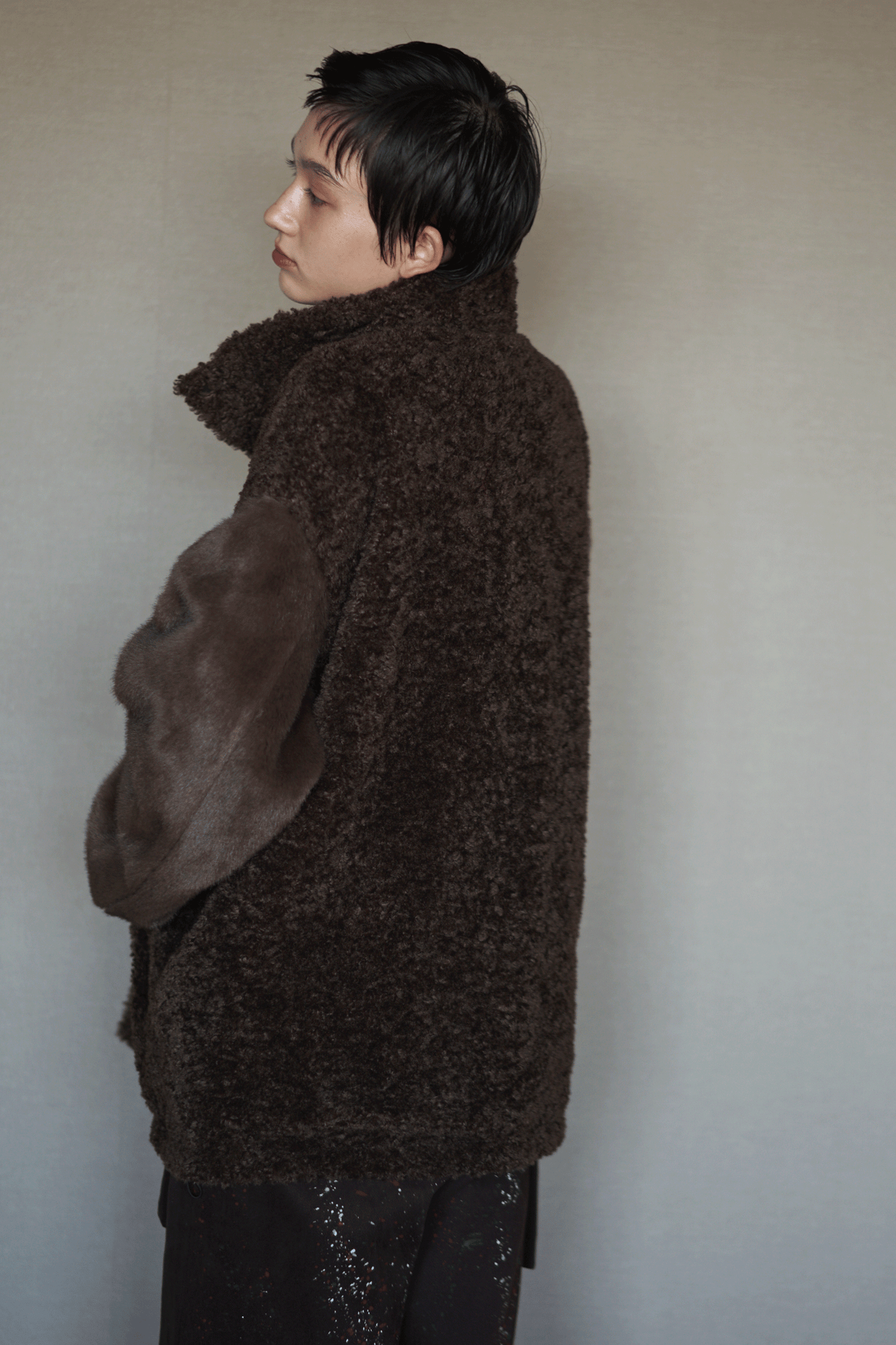 Two faced blouson coat  <12/9再入荷予定>