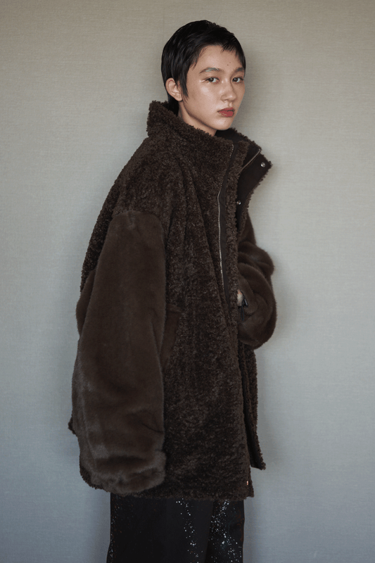 Two faced blouson coat  <12/9再入荷予定>