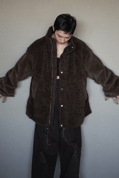 Two faced blouson coat  <12/9再入荷予定>