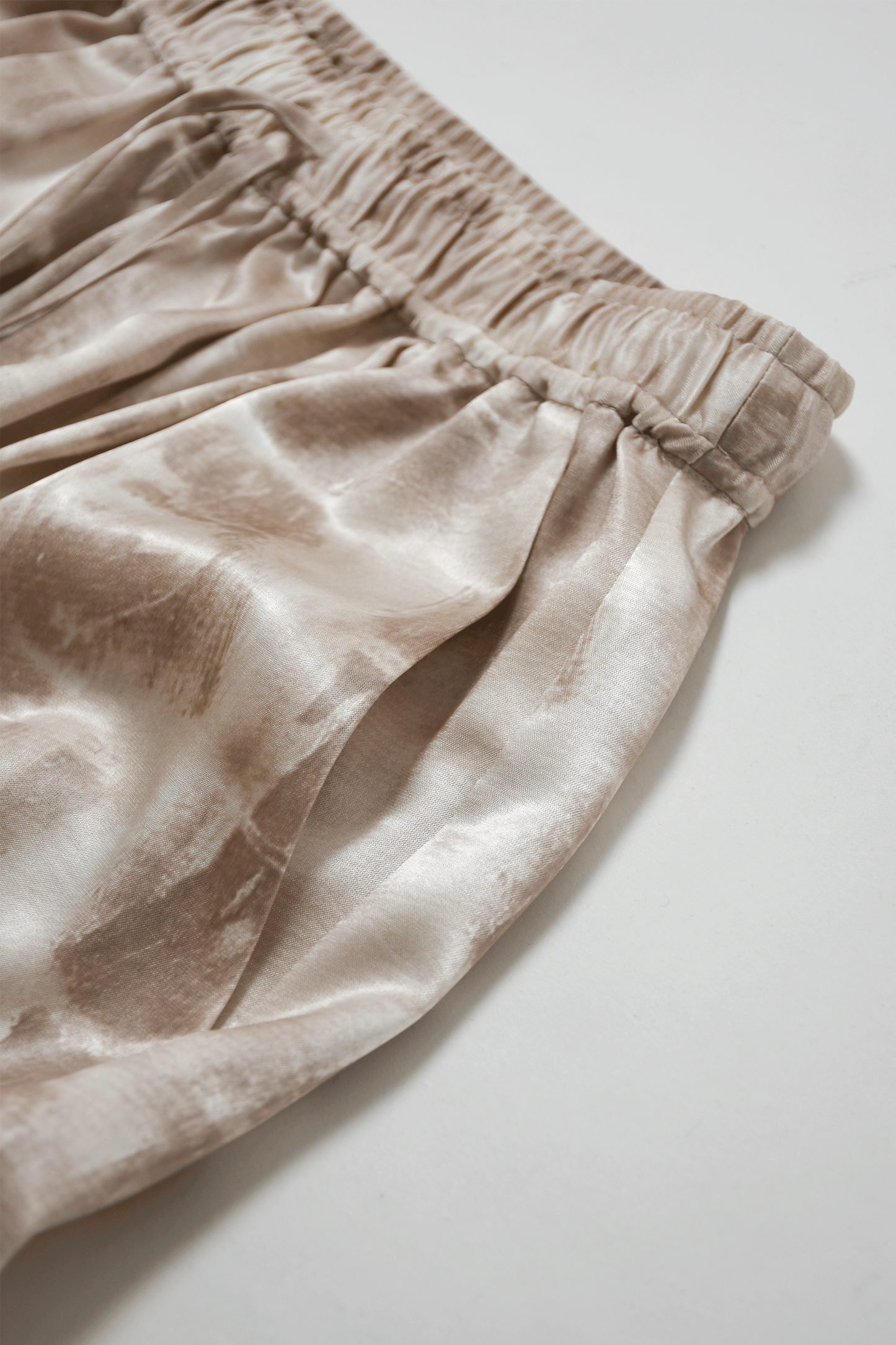 High waisted washed pants