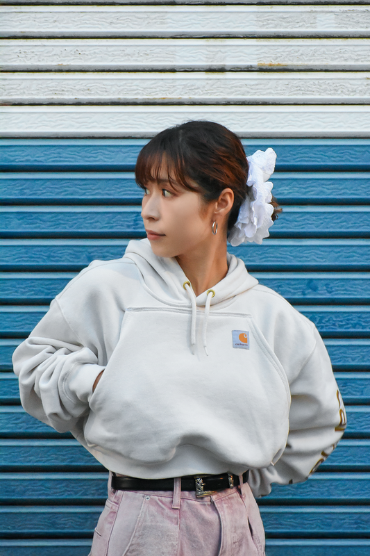 Vintage Remake US Men's Carhartt Crop top Hoodie #4